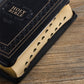 KJV Black Framed Faux Leather Giant Print Full-size  Bible with Index and Zippered Closure
